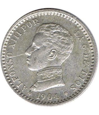 50 céntimos Plata 1904 *04 Alfonso XIII SM V.