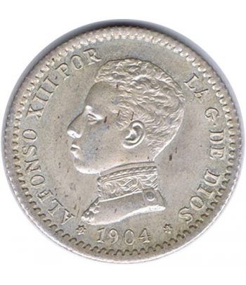 50 céntimos Plata 1904 *04 Alfonso XIII SM V.
