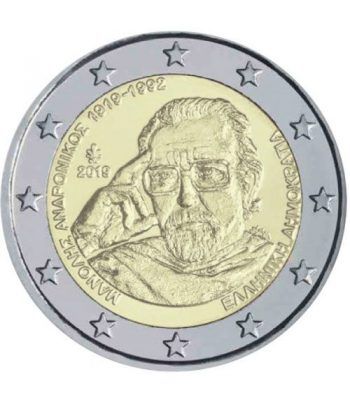moneda conmemorativa 2 euros Grecia 2019 Andronikos