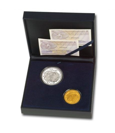 Monedas 2012 Herencia Europea. Juan Gris. Completa Oro y Plata.