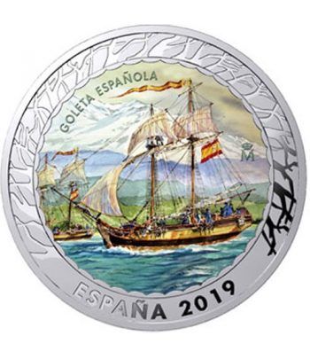 Monedas 2019 Historia de la Navegación V. 4 monedas.