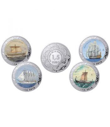 Historia de la Navegación. Coleccion completa 20 monedas.
