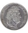 Moneda de plata 5 Francos Francia 1842 BB Felipe I.