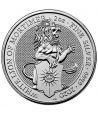 Moneda 2 onzas de plata 5 Pounds Inglaterra Lion 2020. - 2 Moneda 2 onzas de plata 5 Pounds Inglaterra Lion 2020. - 2