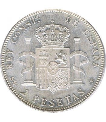 2 Pesetas Plata 1905 *05 Alfonso XIII SM V. SC.