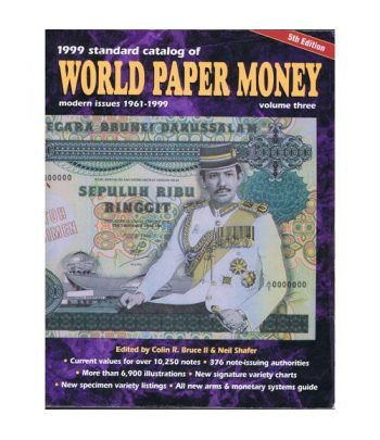 Catalogo billetes mundial WORLD PAPER 1961-1999. Edición 5.