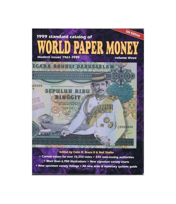 Catalogo billetes mundial WORLD PAPER 1961-1999. Edición 5.