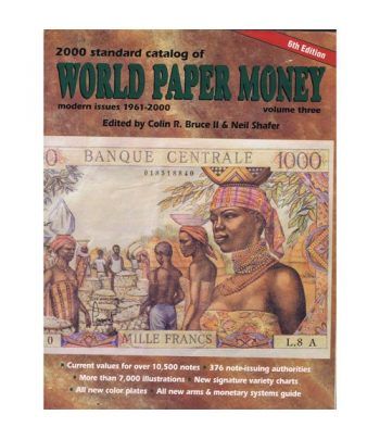Catalogo billetes mundial WORLD PAPER 1961-2000. Edición 6