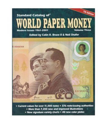 Catalogo billetes mundial WORLD PAPER 1961-2001. Edición 7