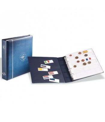 LEUCHTTURM Numis Album Euro + 7 hojas para 21 paises. Con