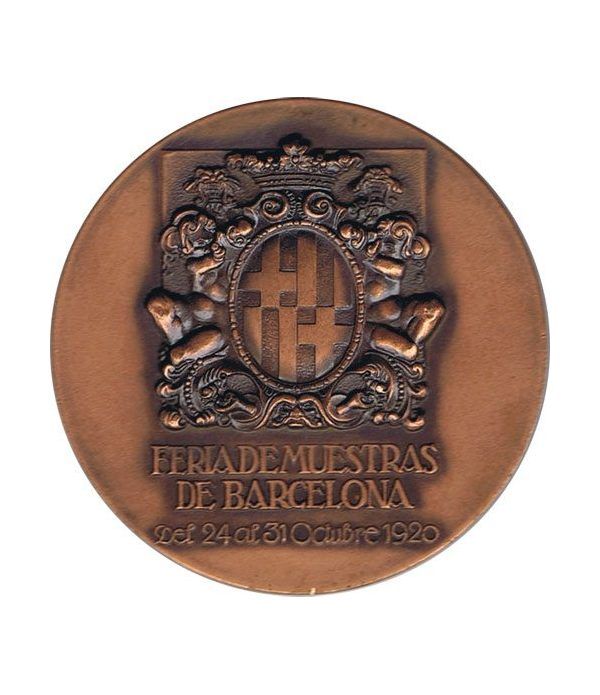 Medalla 50 Anivesario Feria Muestras Barcelona 1920-1970.