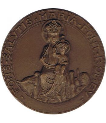 Medalla Santa Maria de Font Romeu 1972. Pequeña.