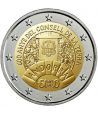 moneda conmemorativa 2 euros Andorra 2019 Consell Terra. BU.