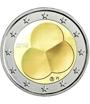 moneda conmemorativa 2 euros Finlandia 2019 Ley Constitución.