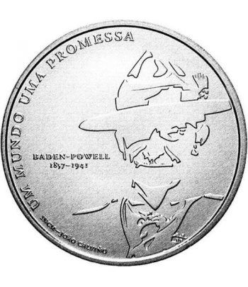 Portugal 5 Euros 2007 Centenario del Escoutismo. Plata