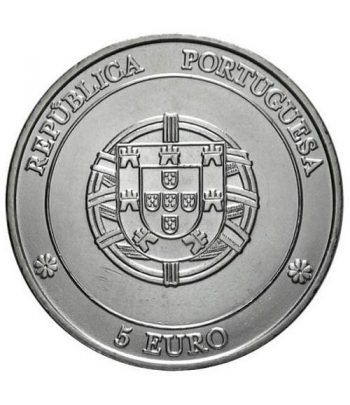 Portugal 5 Euros 2005 Unesco Angra. Plata