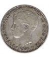 1 Peseta Plata 1901 *01 Alfonso XIII SM V.