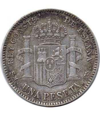 1 Peseta Plata 1901 *01 Alfonso XIII SM V.