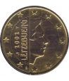 Moneda de 1 euro de Luxemburgo 2002. SC. Chapada oro