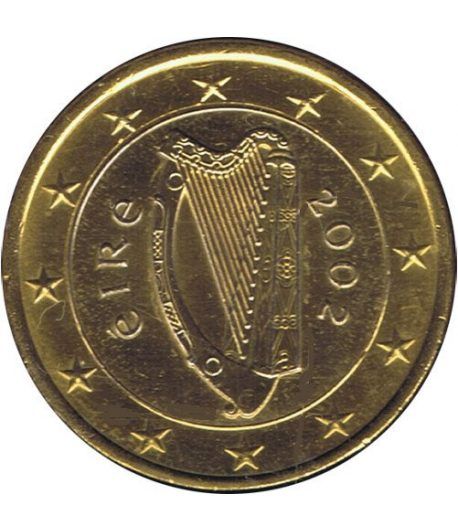 Moneda de 1 euro de Irlanda 2002. SC. Chapada oro