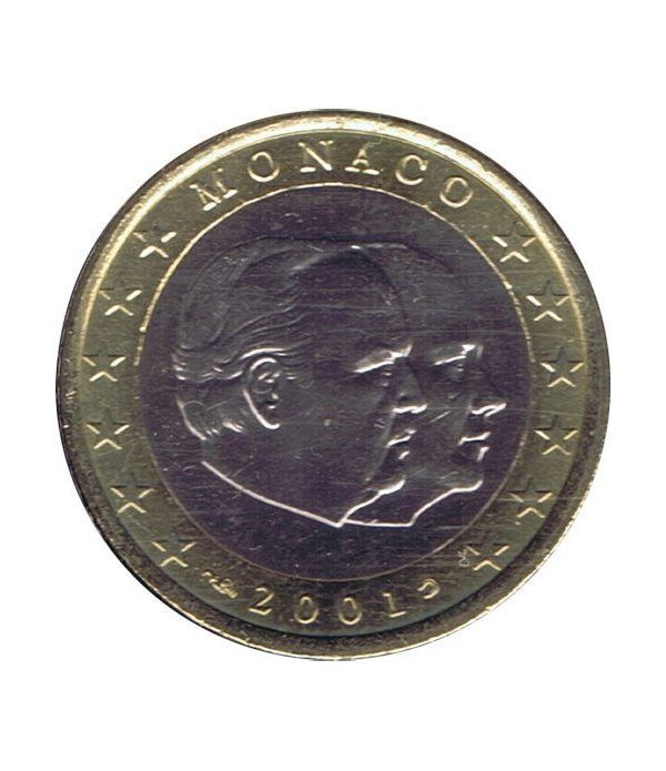 monedas euro serie Monaco 2001 (moneda de 1 euro). SC