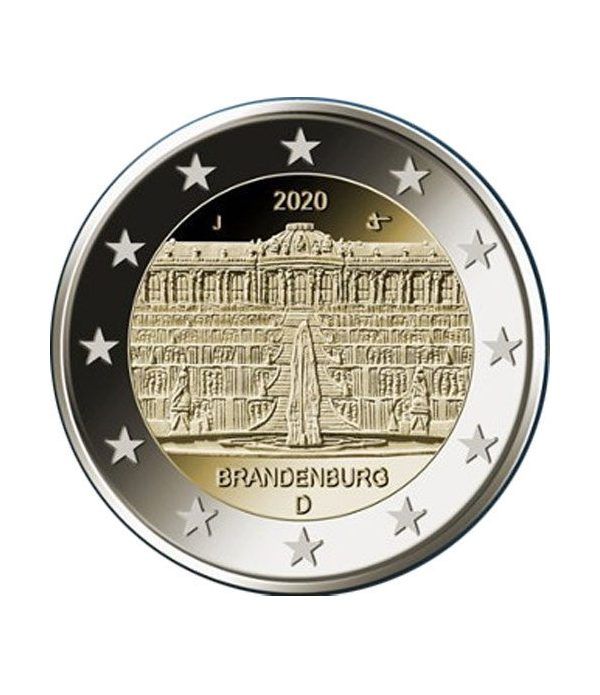 moneda conmemorativa 2 euros Alemania 2020 (5) Brandenburgo