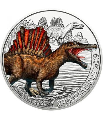 moneda Austria 3 Euros 2019 Spinosaurus Dino-Taler.