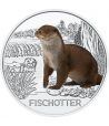 moneda Austria 3 Euros 2019 Nutria color Tier-Taler.