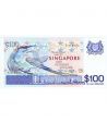 Singapur 100 Dolares. One Handred Dollars 1977. Sin Circular.