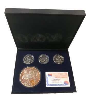 Monedas 2004 Salvador Dalí - FNMT Serie Completa Plata