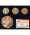 Monedas 2004 Salvador Dalí - FNMT Serie Completa Plata