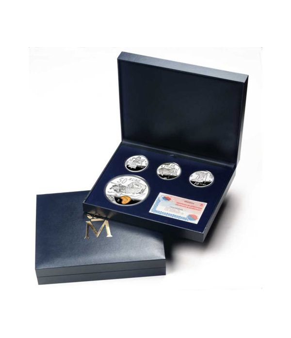 Monedas 2004 Salvador Dalí - FNMT Serie Completa Plata