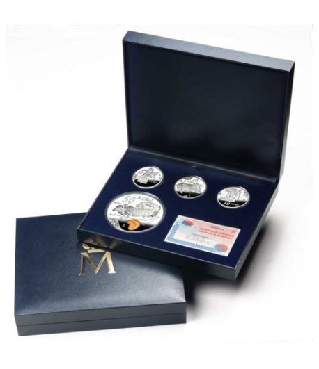 Monedas 2004 Salvador Dalí - FNMT Serie Completa Plata