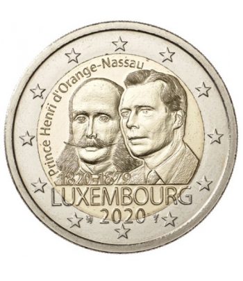 moneda conmemorativa 2 euros Luxemburgo 2020 Príncipe Henry