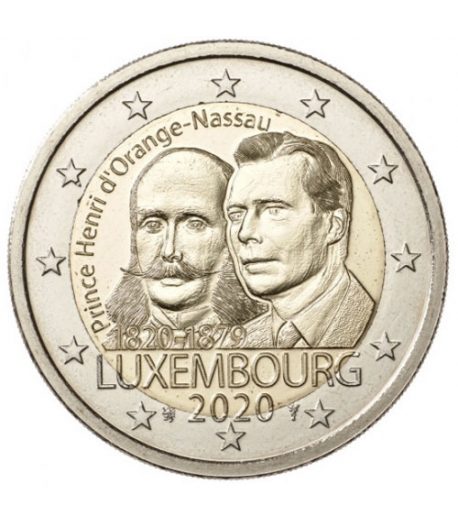 moneda conmemorativa 2 euros Luxemburgo 2020 Príncipe Henry