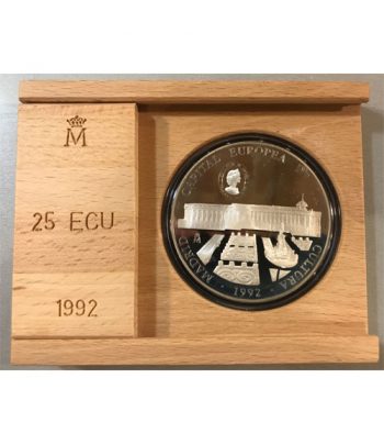 Moneda de 5 onzas de plata 25 ECU Madrid Capital Europea de la