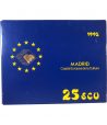 Moneda de 5 onzas de plata 25 ECU Madrid Capital Europea de la Cultura 1992 Proof - 2 Moneda de 5 onzas de plata 25 ECU Madrid Capital Europea de la Cultura 1992 Proof - 2