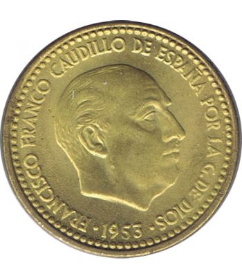 Moneda de España 1 Peseta 1953 *19-60 Madrid SC