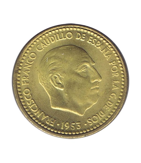 Moneda de España 1 Peseta 1953 *19-60 Madrid SC