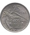 Moneda de España 25 Pesetas 1957 *19-58 Madrid SC