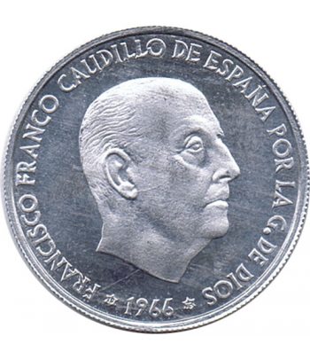 Moneda de España 50 centimos 1966 *19-73 Madrid SC