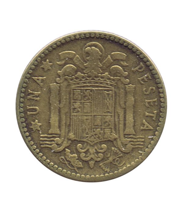 Moneda de España 1 Peseta 1947 *19-48 Madrid MBC