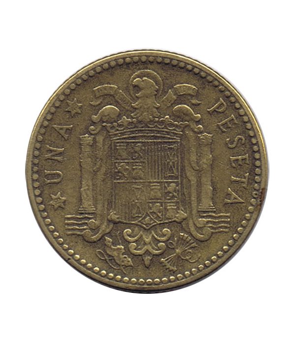 Moneda de España 1 Peseta 1947 *19-49 Madrid MBC