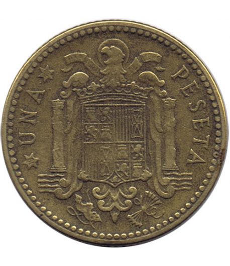 Moneda de España 1 Peseta 1947 *19-49 Madrid MBC