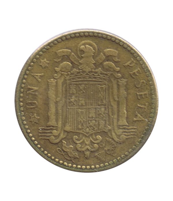 Moneda de España 1 Peseta 1947 *19-52 Madrid MBC