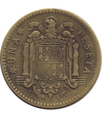 Moneda de España 1 Peseta 1947 *19-53 Madrid MBC