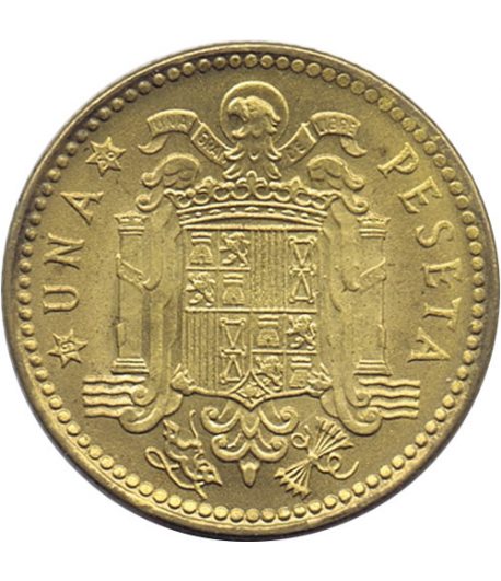 Moneda de España 1 Peseta 1953 *19-56 Madrid SC