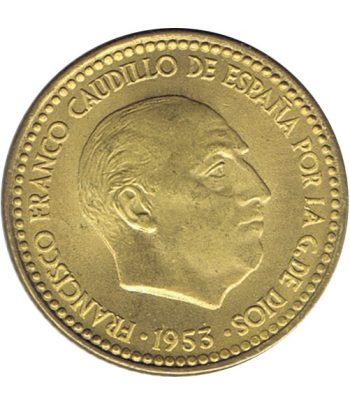 Moneda de España 1 Peseta 1953 *19-56 Madrid SC