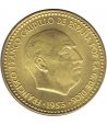 Moneda de España 1 Peseta 1953 *19-56 Madrid SC