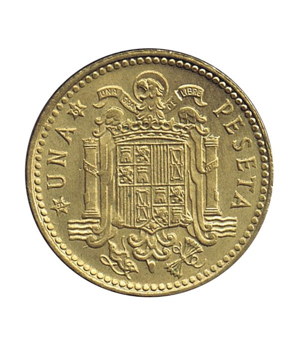 Moneda de España 1 Peseta 1953 *19-62 Madrid SC